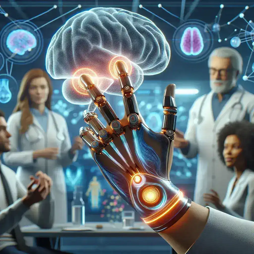 AI Enhanced Prosthetics Providing Haptic Feedback Through Brain Interfaces